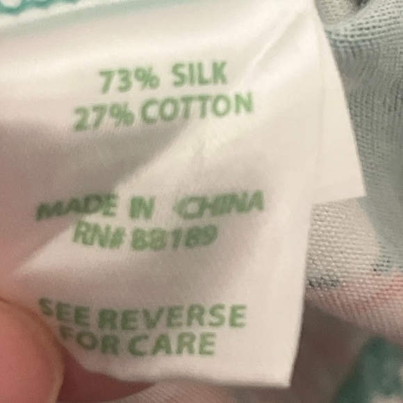 Lilly Pulitzer Cotton Silk Knit Short Sleeveless Dress Pink Green Size Medium - Picture 10 of 10